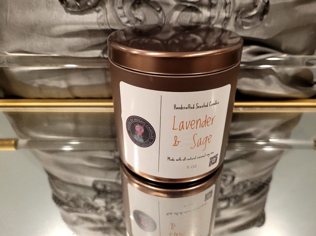Lavender & Sage Massage Candle House of Mosaic