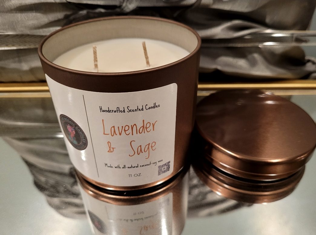 Lavender & Sage Massage Candle House of Mosaic