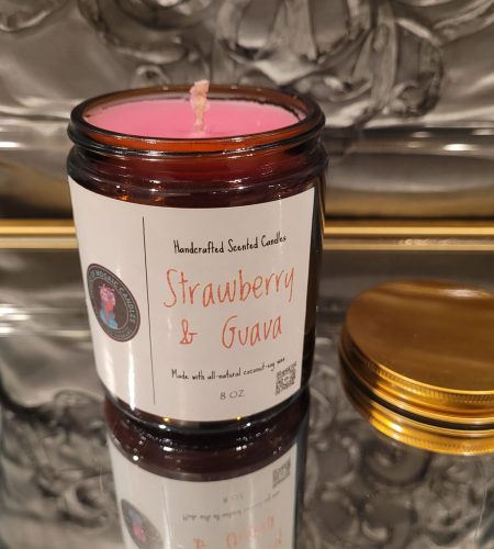 Strawberry and Guava lid off